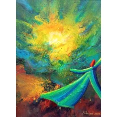 Khusro Subzwari, 14 x 20 Inch, Acrylics on Canvas, Figurative Painting, AC-KS-273 Khusro Subzwari, 14 x 20 Inch, Acrylics on Canvas, Figurative Painting, AC-KS-273